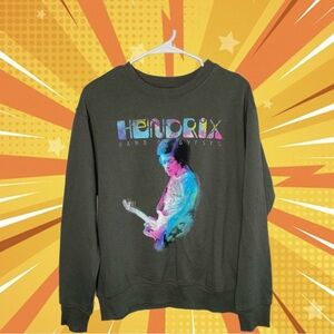 Authentic Hendrix Band of Gypsys  1970 Tour Men's Crewneck Sweater - gray